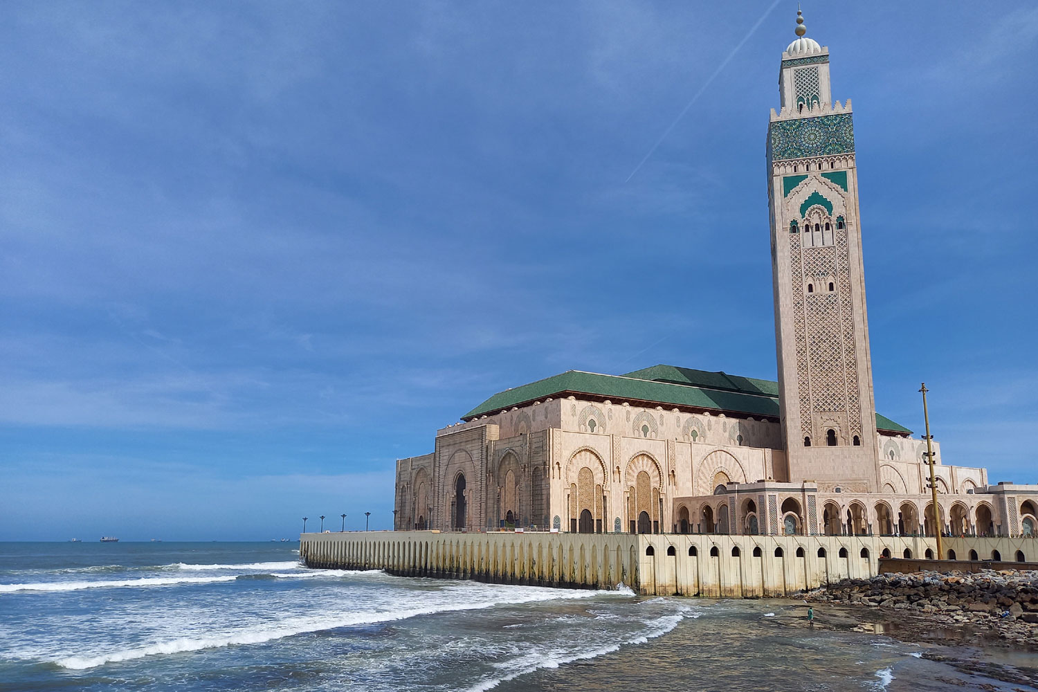 Vor der Moschee, Casablanca
