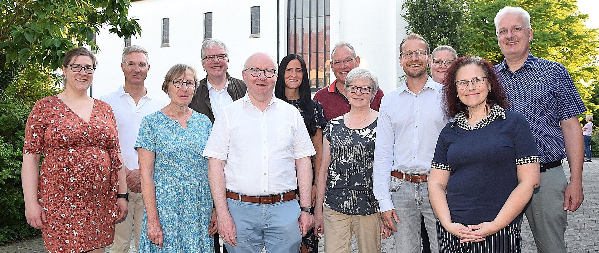 Die Projektgruppe und das Beraterteam für den Pastoralen Raum Lippe-West