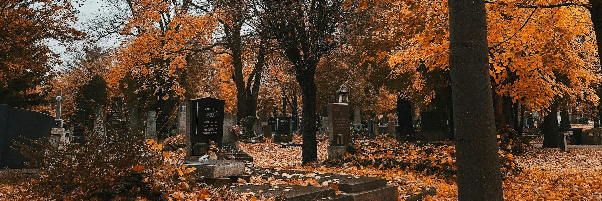 Friedhof Herbst